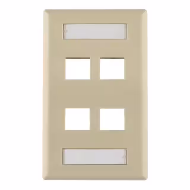 FPIHQUAD-I HellermannTyton  Marcos de placas frontales Keystone